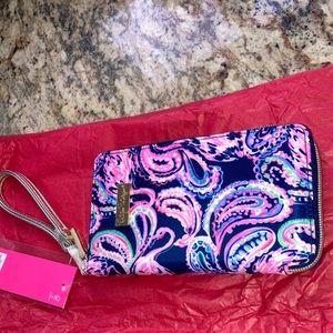Lilly Pulitzer paisley wallet NWT